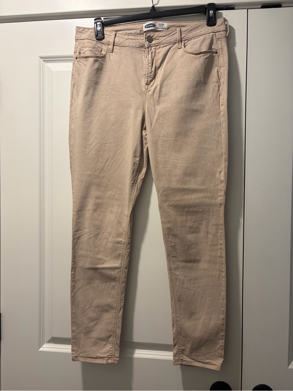 Old Navy Light Beige Skinny Women's Pants